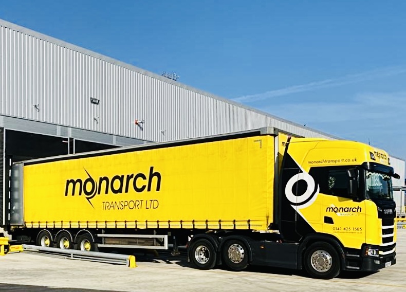 Monarch Flat, blue sky backup to loading entrance